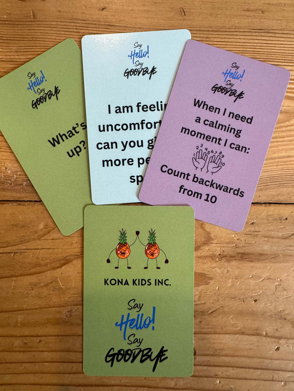 Say Hello, Say Goodbye Card Game